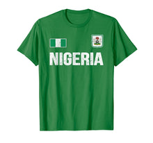Load image into Gallery viewer, Nigeria T-shirt Nigerian Flag Souvenir Love Gift

