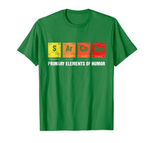 Load image into Gallery viewer, Science T-Shirt Sarcasm S Ar Ca Sm Primary Elements of Humor
