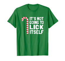 Load image into Gallery viewer, It's Not Going To Lick Itself Christmas Candy Cane T Shirt
