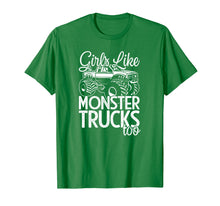 Load image into Gallery viewer, Girls Monster Truck T-Shirt for Mom and Daughter Jam Fans
