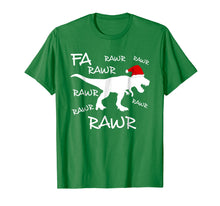 Load image into Gallery viewer, Fa Rawr Rawr Funny T-Rex Dinosaur Christmas Ugly T-Shirt
