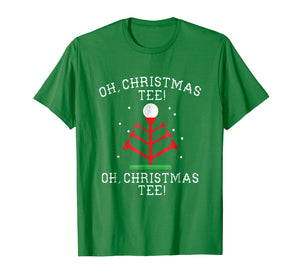 Funny Golfing Christmas T-Shirt O Christmas Tee Golf Pun