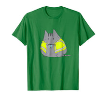 Load image into Gallery viewer, Chubby Kitten Wearing Safety Vest Funny T-Shirt
