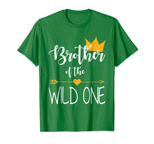 Load image into Gallery viewer, Brother of the Wild One baby first birthday funny gift shirt
