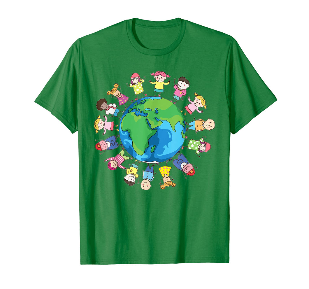 Happy Earth Day Children Around the World Tee Shirt