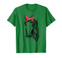 Load image into Gallery viewer, Horse Bandana T Shirt for Horseback Riding Horse Lover
