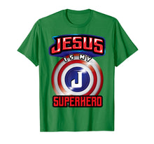 Load image into Gallery viewer, Jesus Is My Superhero Shirt | Cute Powerful Christian Gift
