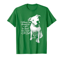 Load image into Gallery viewer, Pit Bull T-shirts - Never Rescued A Pit Bull
