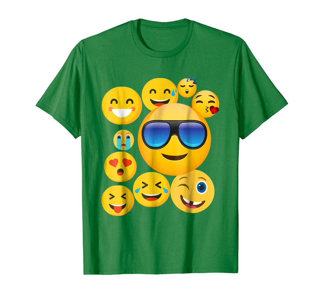 emoji wear -shirt Emoticon Cute smileys Face T-Shirt