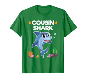 Cousin Shark Shirt Sister Brother Baby Shark Birthday Gift