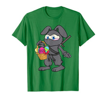 Load image into Gallery viewer, Cute Easter Egg Hunt Easter Bunny Ninja T-Shirt
