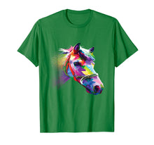 Load image into Gallery viewer, Horse Shirt Colorful Horse&#39;s head Pop Art for Men and Women T-Shirt
