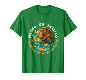 Hecho En Jalisco Shirt : Camisa De Mexico Mexican Flag Crest
