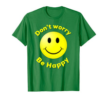 Load image into Gallery viewer, Don't Worry Be Happy Smiley face emoji shirt
