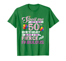 Load image into Gallery viewer, I am Fierce and Fabulous 50th Birthday TShirt
