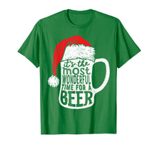 Load image into Gallery viewer, Christmas Shirts Men It&#39;s The Most Wonderful Time For A Beer
