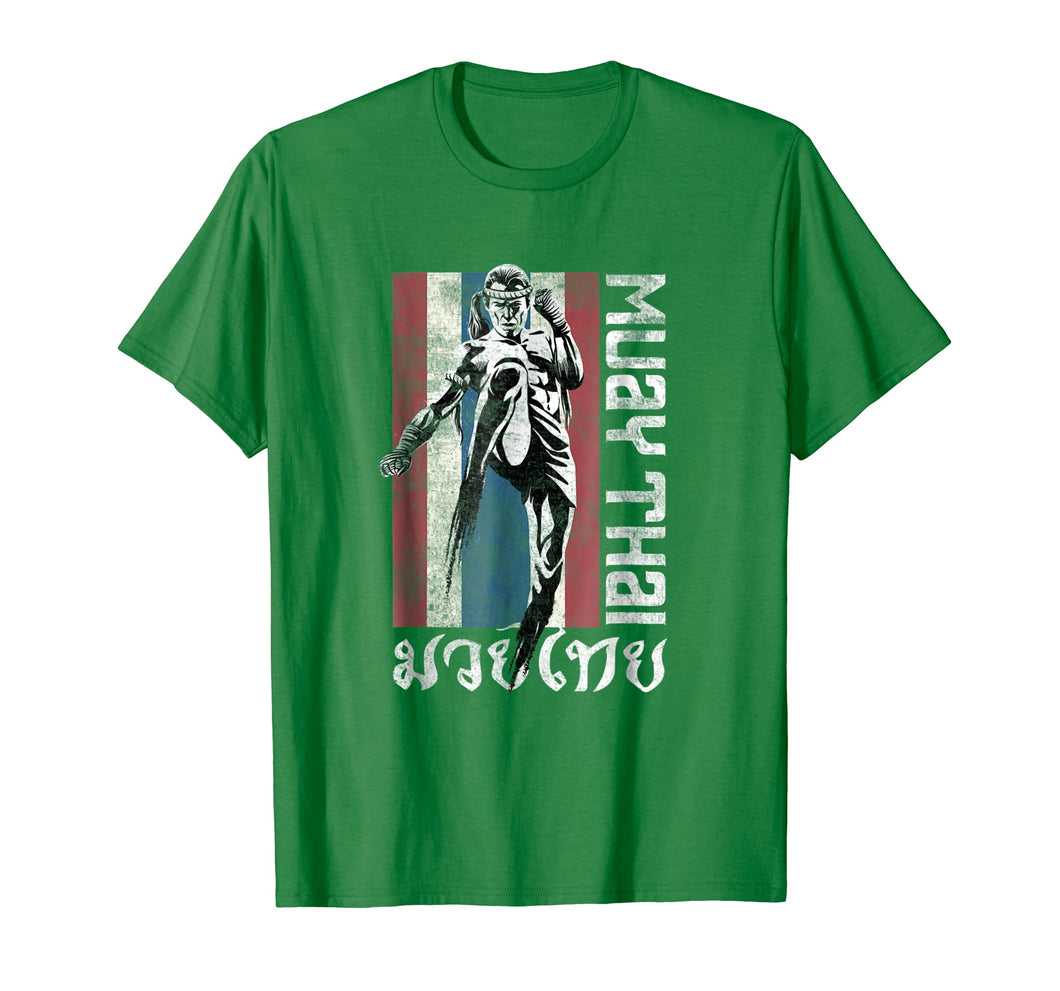 Muay Thai T-Shirt - Thailand Flag Martial Arts Shirt