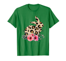 Load image into Gallery viewer, Bunny Leopard Print Floral Cute Easter Girls Women T-Shirt-154529
