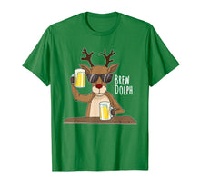 Load image into Gallery viewer, Brew Dolph Shirt, Funny Rudolph Christmas Holiday Tee Shirt
