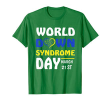 Load image into Gallery viewer, World Down Syndrome Awareness T-Shirt March 21 Yellow Blue T-Shirt-288505
