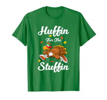 Load image into Gallery viewer, Huffin For The Stuffin Thanksgiving Turkey Trot 5k Race T-Shirt
