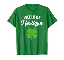Load image into Gallery viewer, Wee Little Hooligan Shirt Kids Boys Funny St Patrick's Day T-Shirt-232695
