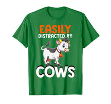 Load image into Gallery viewer, Easily Distracted By Cows Farm Animals Farming Farmer T-Shirt-2323778
