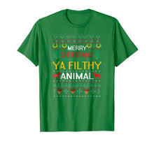 Load image into Gallery viewer, Filthy Animal Ya Merry Christmas Ugly Sweater Tshirt
