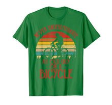 Load image into Gallery viewer, Mens Vintage Never Underestimate An Old Guy On A Bicycle Biker T-Shirt-1770816
