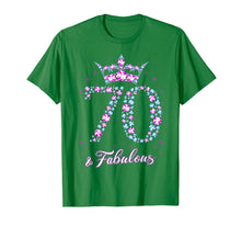 Load image into Gallery viewer, 70 years old &amp; Fabulous Funny Womens 70th Birthday Gifts T-Shirt-354860
