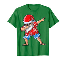 Load image into Gallery viewer, Dabbing Santa T Shirt Christmas in July Kids Hawaiian Xmas

