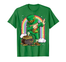 Load image into Gallery viewer, St Patricks Day Dabbing Leprechaun Boys Kids Men Gifts Dab T-Shirt-203544
