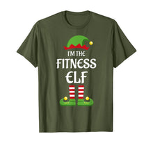 Load image into Gallery viewer, I'm The Fitness Elf Matching Family Christmas Gift Sporty T-Shirt
