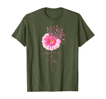Load image into Gallery viewer, Pink Ribbon Daisy Faith - Breast Cancer T Shirt T-Shirt

