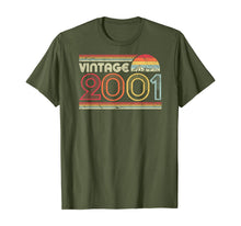 Load image into Gallery viewer, 18th Birthday Gift T Shirt. Classic, Vintage 2001 Shirt.

