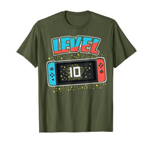 Load image into Gallery viewer, Level 10 Birthday Shirt Boy 10 Years Old Video Games Gift T-Shirt
