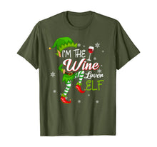 Load image into Gallery viewer, I'm The Wine Lover Elf Matching Family Christmas Shirts T-Shirt
