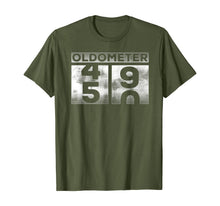 Load image into Gallery viewer, Funny oldometer 49-50 birthday turning 50 half century T-Shirt
