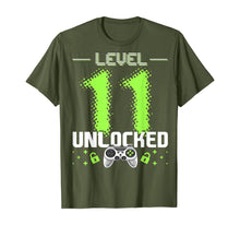 Load image into Gallery viewer, Level 11 Unlocked Video Gamer 11th Birthday Gamer Gift Boys T-Shirt
