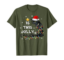 Load image into Gallery viewer, Christmas Is this jolly enough Noel Cat merry christmas T-Shirt
