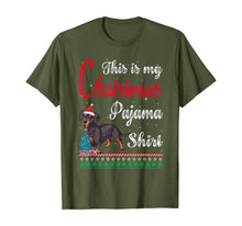 Load image into Gallery viewer, This Is My Christmas Pajama Shirt - Miniature Dachsund Santa T-Shirt
