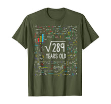Load image into Gallery viewer, Square Root Of 289 17th Birthday 17 Year Old Gifts Math Bday T-Shirt
