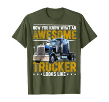 Load image into Gallery viewer, Awesome Trucker Big Rig Semi-Trailer Truck Driver Gift Men T-Shirt

