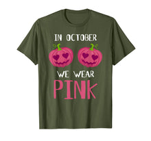 Load image into Gallery viewer, In October We Wear Pink Pumpkin Breast Cancer Awareness Gift T-Shirt

