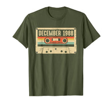 Load image into Gallery viewer, Vintage December 1988 31st birthday Gift Retro Cassette Tape T-Shirt
