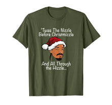 Load image into Gallery viewer, Christmas Twas the Nizzle Before Christmizzle 90s Rap Funny T-Shirt
