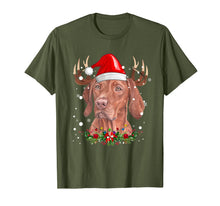 Load image into Gallery viewer, Funny Vizsla Christmas Reindeer Gift T-Shirt

