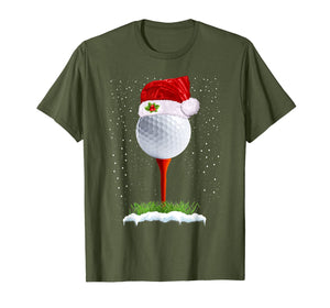 Funny Golfing Christmas Shirt Holiday Golf Ball T-Shirt