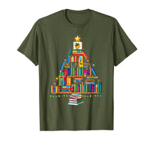 Load image into Gallery viewer, Merry Christmas Library Tree Gift For Book Lover Librarian T-Shirt
