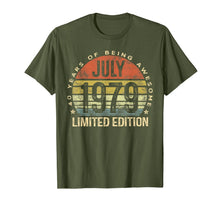 Load image into Gallery viewer, Born July 1979 Limited Edition Bday Gifts 40th Birthday T-Shirt
